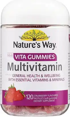 Amcal Pharmacies Nature’s Way Adult Vita Gummies Multivitamin 120 Gummies offer