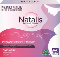 Amcal Pharmacies Natalis Pregnancy Support 100 Tablets offer