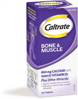 Amcal Pharmacies Caltrate Bone & Muscle 100 Tablets offer