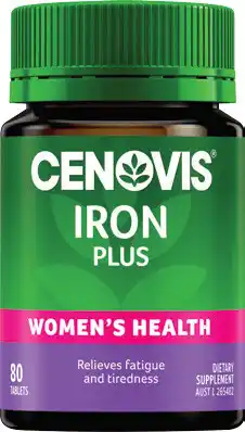 Discount Drug Stores Cenovis Iron Plus 80 Tablets offer