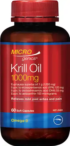 Discount Drug Stores Microgenics Krill Oil 1000mg 60 Capsules offer