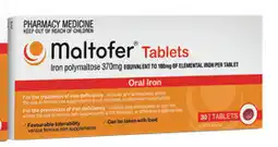 Discount Drug Stores Maltofer Oral Iron 100mg 30 Tablets offer