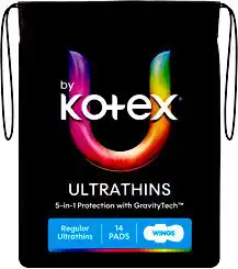 Discount Drug Stores U by Kotex Ultrathins Regular Pads With Wings offer