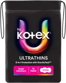 Amcal Pharmacies U by Kotex Ultrathins Super Pads With Wings offer