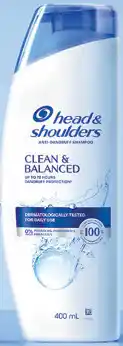 Amcal Pharmacies Head & Shoulders Clean & Balanced Shampoo offer