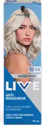 Amcal Pharmacies Schwarzkopf Live Hair Colour Silver Toner offer
