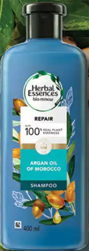 Amcal Pharmacies Herbal Essences Bio Renew Repair Argan Oil of Morocco Shampoo offer