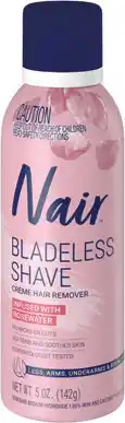 Discount Drug Stores Nair Bladeless Shave Rosewater Hair Removal Cream offer