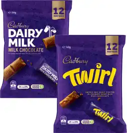 IGA Cadbury Sharepacks 126‑180g Selected Varieties offer