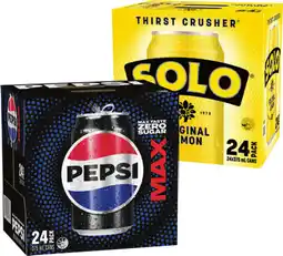 IGA Pepsi or Solo 24x375mL Selected Varieties offer