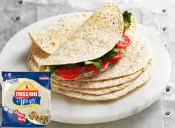 IGA Mission Wraps 6‑8 Pack Selected Varieties offer