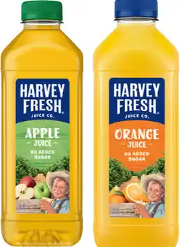 IGA Harvey Fresh Real Juice Selected Varieties offer