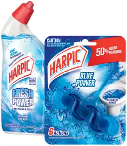 IGA Harpic Fresh Power Liquid Toilet Cleaner 700mL or Rim Block 39g* Selected Varieties offer