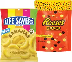 IGA Life Savers Share Pack 150‑205g or Reese’s Chocolate Share Bag 120‑150g Selected Varieties offer