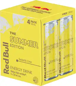 IGA NEW Red Bull Energy Drink Sudachi Lime Selected Varieties offer