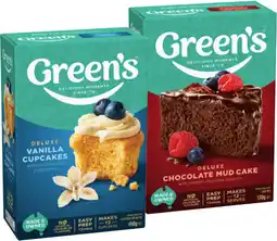 IGA Greenʼs Baking Mix 275‑600g Selected Varieties offer