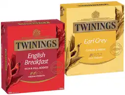 IGA Twinings Tea Bags 80‑100 Pack Selected Varieties offer