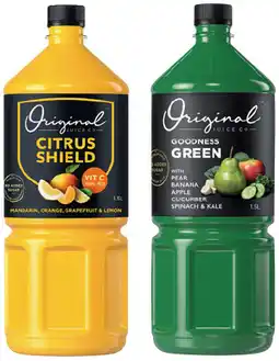 IGA Original Juice Co Black Label Juice Selected Varieties offer