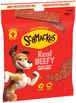IGA Schmackos Strapz Dog Treats Selected Varieties offer