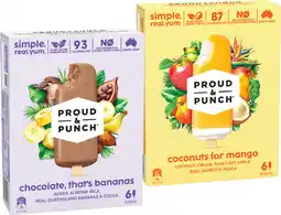 IGA Proud & Punch Ice Cream Selected Varieties offer