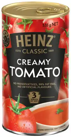 IGA Heinz Classic Canned Soup 520‑535g Selected Varieties offer