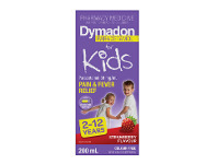 Dymadon Pain & Fever Relief 2-12 Years Strawberry 200ml