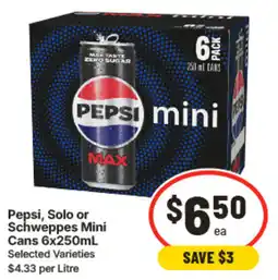 IGA Pepsi Max mini offer