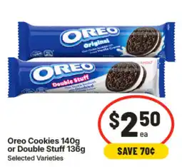 IGA Oreo Cookies or Double Stuff offer