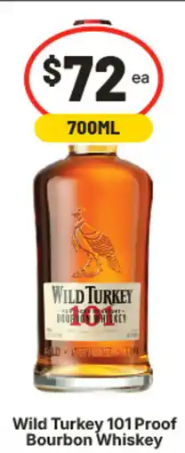 IGA Wild Turkey 101 Proof Bourbon Whiskey offer