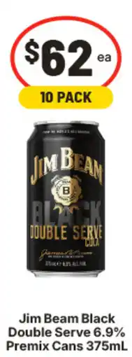 IGA Jim Beam Black Double Serve Cola offer
