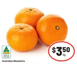 IGA Australian Mandarins offer