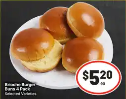 IGA Brioche Burger Buns offer