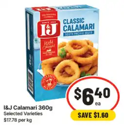 IGA I&J Calamari offer