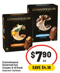 IGA Connoisseur Gourmet Ice Cream Selected Varieties offer