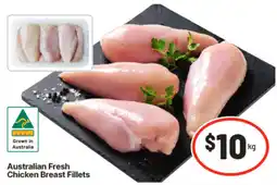 IGA Australian Fresh Chicken Breast Fillets offer