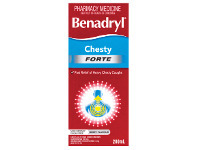 Discount Drug Stores Benadryl Chesty Forte Cough Liquid 200ml offer