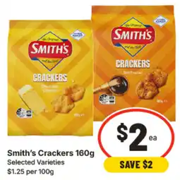 IGA Smith's Crackers Selected Varieties offer