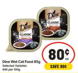 IGA Dine Wet Cat Food Selected Varieties offer