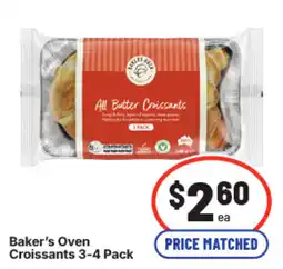 IGA Baker's Oven Croissants offer