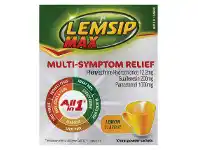 Discount Drug Stores Lemsip Max All-in-One Lemon Hot Drink 10 Sachets offer