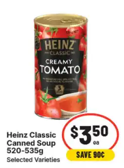 IGA Heinz Classic Canned Soup offer