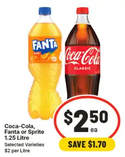 IGA Coca-Cola, Fanta or Sprite offer