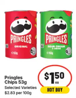 IGA Pringles Chips offer