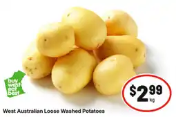 IGA West Australian Loose Washed Potatoes offer