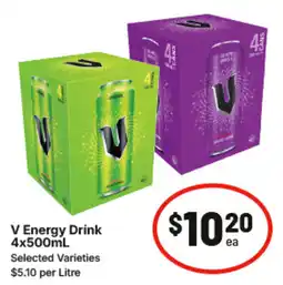 IGA V Energy Drink offer