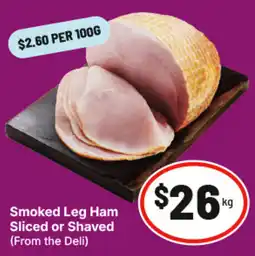 IGA Smoked Leg Ham offer