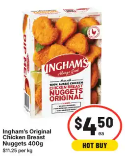 IGA Ingham's Original Chicken Breast Nuggets offer