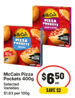 IGA McCain Pizza Pockets offer
