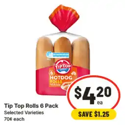 IGA Tip Top Hotdog Rolls offer