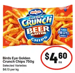 IGA Birds Eye Golden Crunch Chips offer